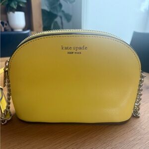 Kate Spade Yellow Sesame Spencer Dome Crossbody
